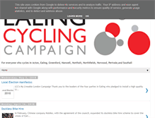 Tablet Screenshot of ealingcycling.org.uk